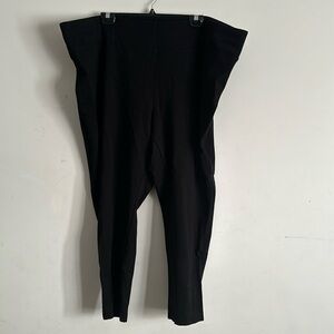 Penningtons Savvy Fit Pull On Black Dress Pants (4X)